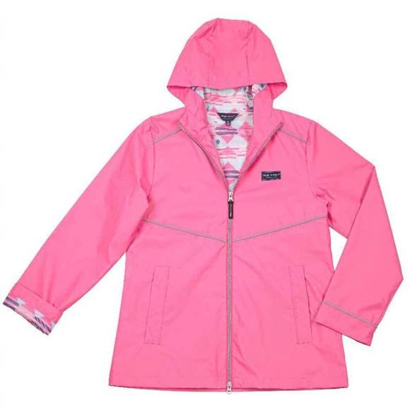 NEW SIMPLY SOUTHERN rain jacket in berry - Picture 2 of 2